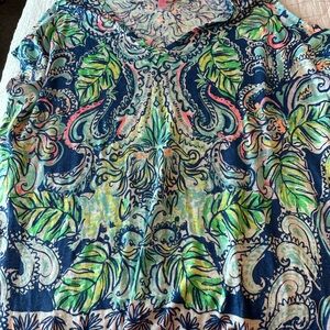 Lilly Pulitzer Multicolor Swirl Top